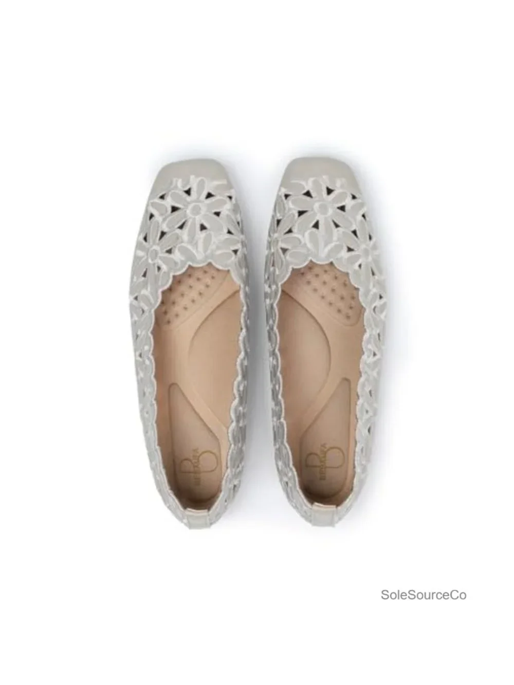 Women's Square Toe Ballet Flats Slip On Dress Shoes Faux Leather Comfort Arch
